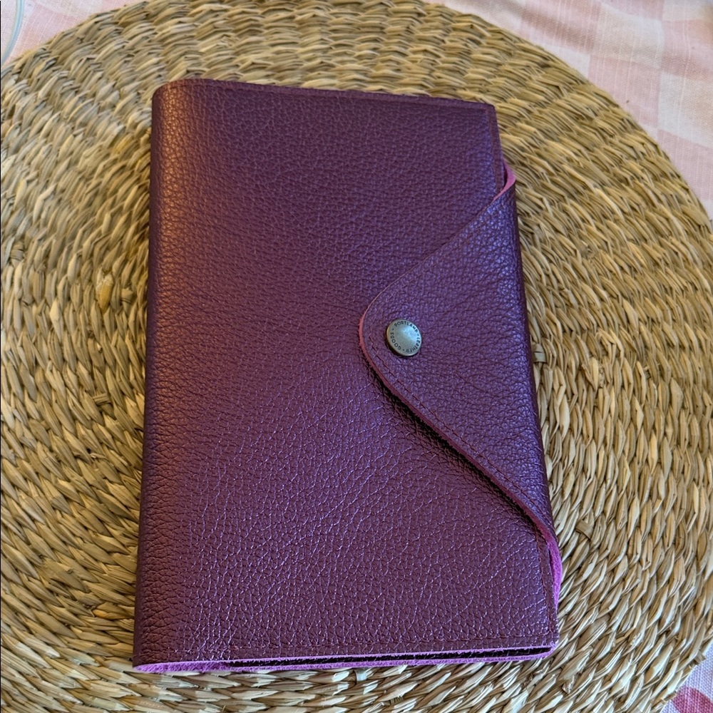 Portland Leather -Large Snap Journal - UltraViolet